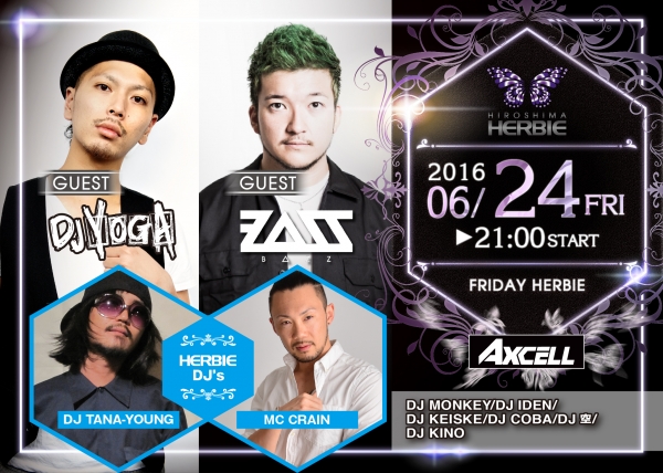 DJ YOGA&BAZZ☆ DJ TANA-YOUNG, MC CRAIN